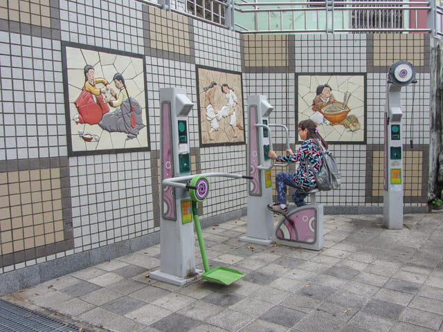 韓國釜山 峨嵋洞 峨嵋路公園