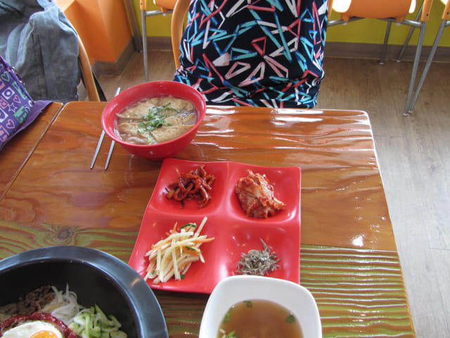 韓國釜山 甘川洞文化村 餐廳午餐 魚片烏冬麵