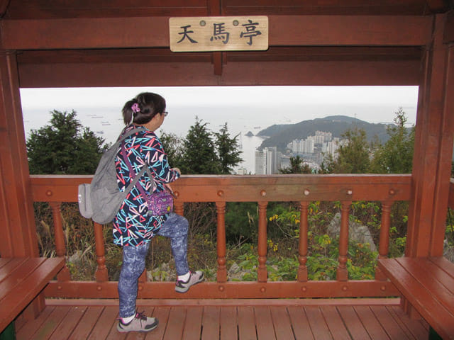 韓國釜山天魔山山頂 - 天魔山雕像公園 展望台