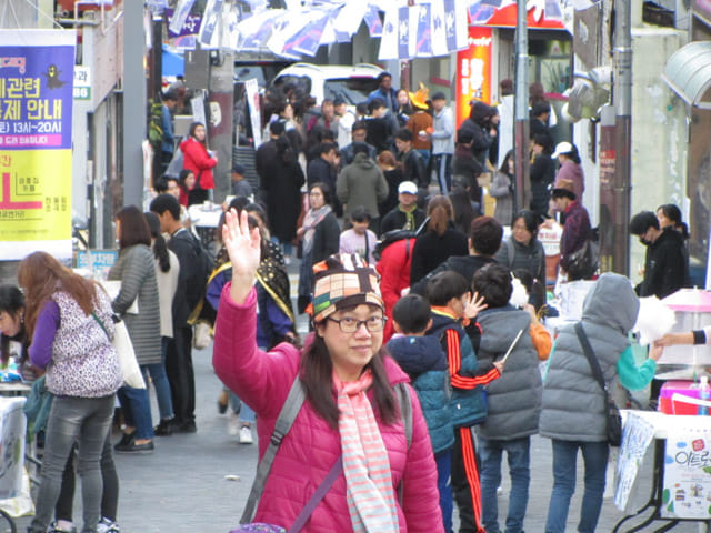 韓國大邱 啟明大學．大明校區 一帶街道