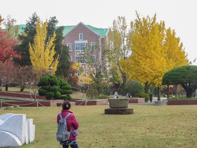 韓國大邱 啟明大學城西校區 秋天景色