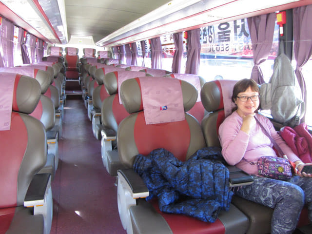 韓國慶尚北道 周王山 乘巴士往安東客運站
