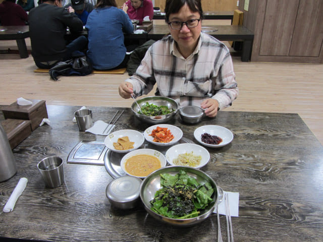 韓國大邱 八公山餐館 午餐