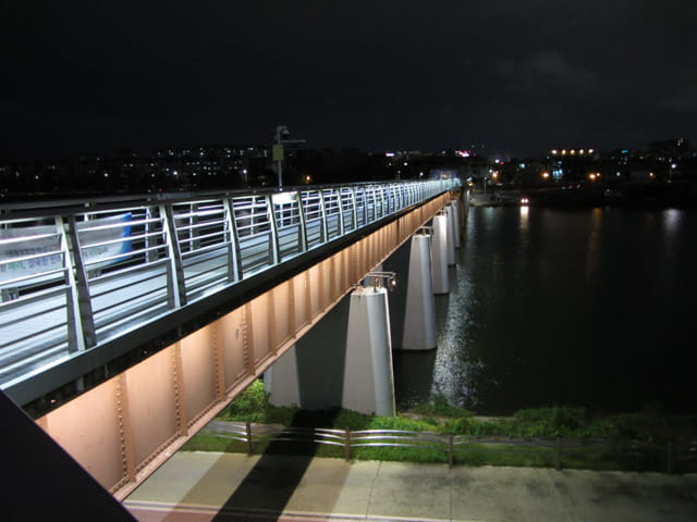 韓國大邱 峨洋鐵橋 (아양철교 Ayang Railway Bridge) 夜色