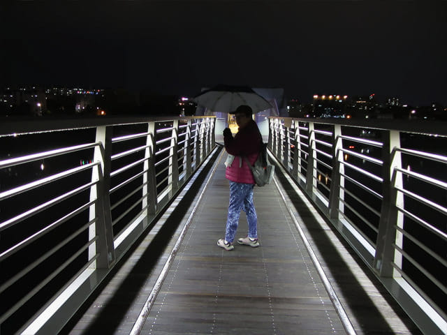 韓國大邱 峨洋鐵橋 夜色