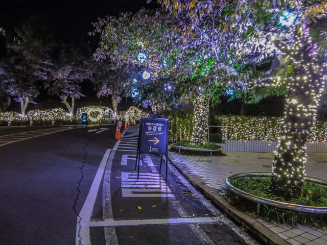 韓國大邱市 大邱塔 燈火璀璨夜色