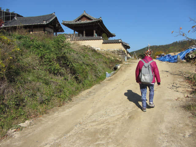 安東河回村 芙蓉台(부용대 Buyongdae) 登山路