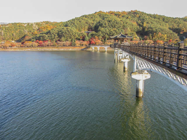 安東市 月映橋 月映亭