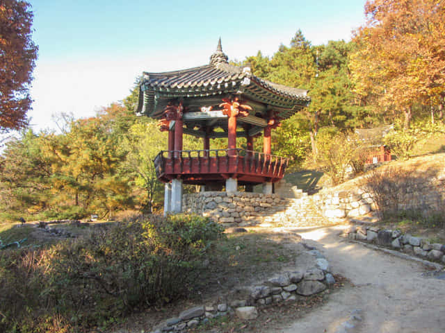 韓國安東民俗村 (안동민속촌Andong Folk Village) 古色古香亭樓