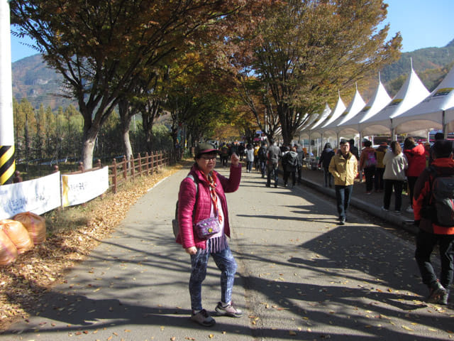 韓國 周王山登山口商店街