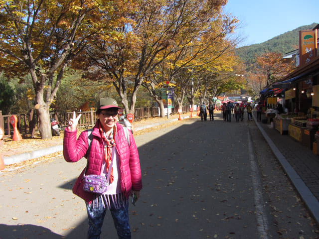 韓國周王山登山口商店