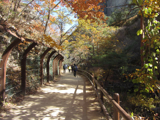 韓國周王山國立公園 秋天紅葉