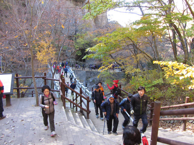 韓國周王山國立公園 鶴巢橋 (학소교)