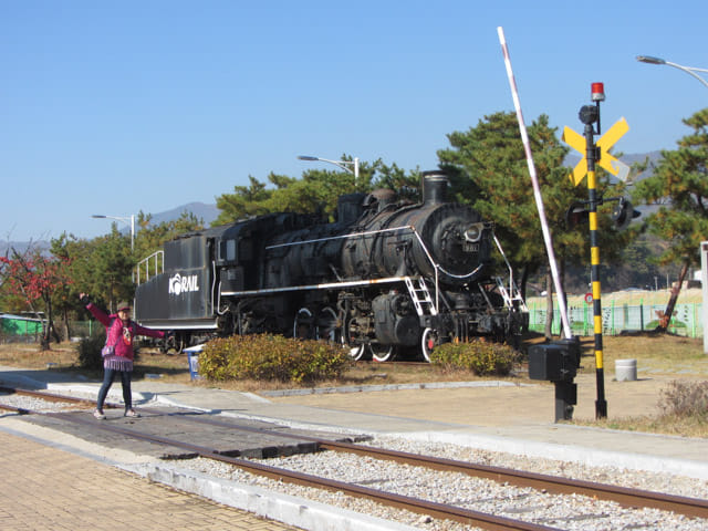 韓國榮州 豐基舊火車站 蒸汽機關車 (蒸汽火車頭)