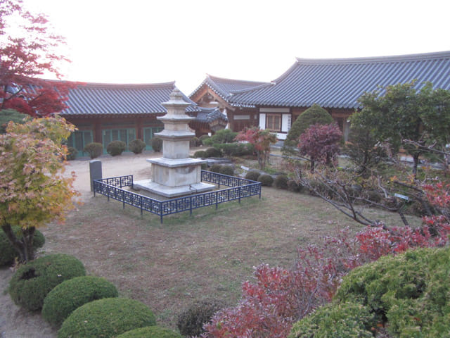 韓國榮州浮石寺 秋天紅葉、黃銀杏景色