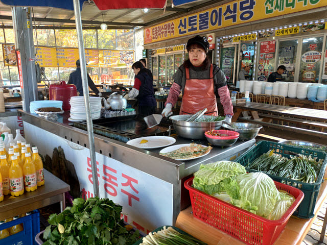 韓國周王山登山口商店 熟食店舖