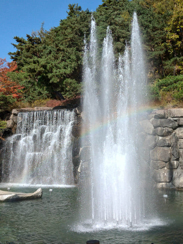 韓國榮州 浮石寺瀑布公園