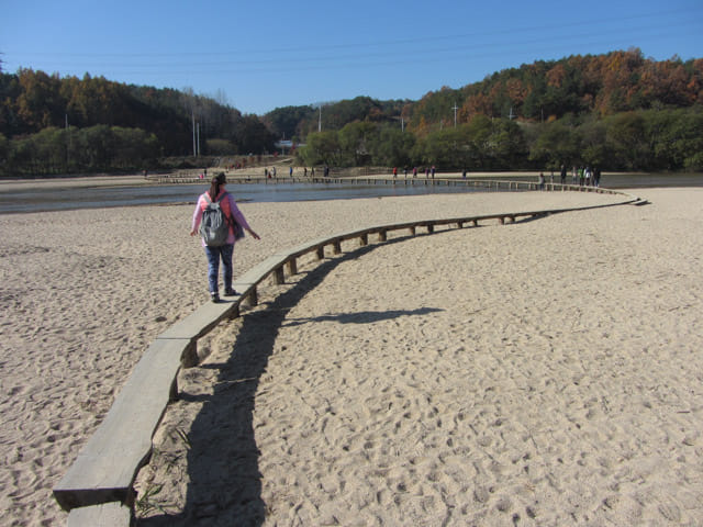 韓國榮州水島村獨木橋