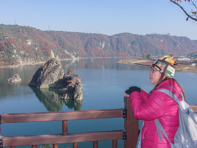 韓國丹陽 島潭三峰展望台