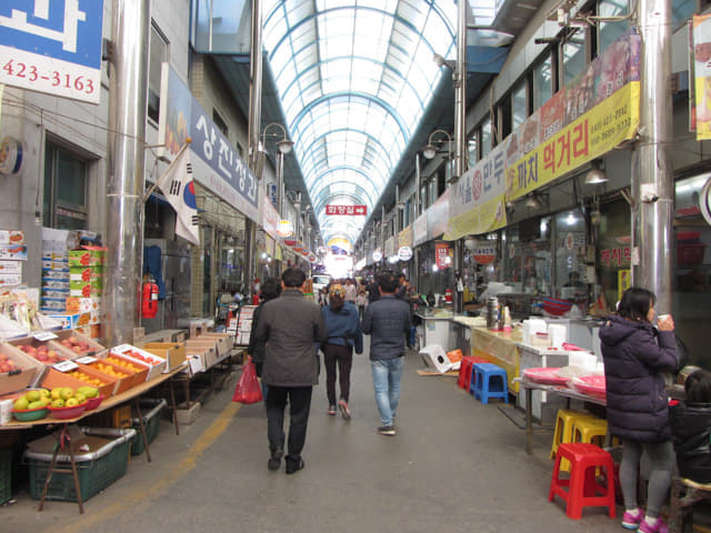 韓國丹陽 九景市場 餐廳、美食區