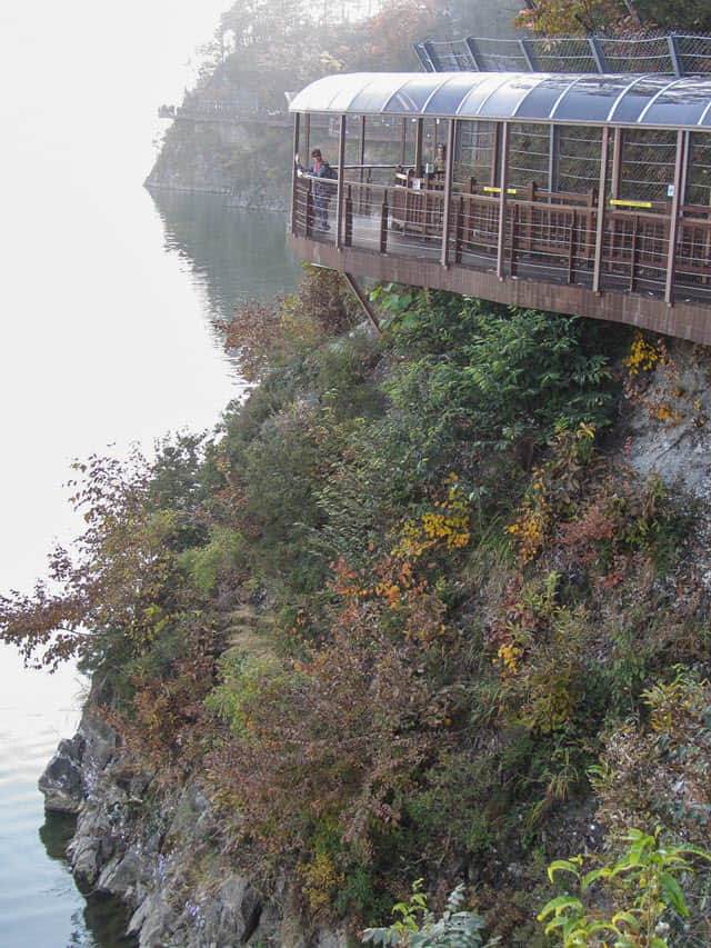 韓國丹陽 南漢江棧道 (남한강 잔도 Namhangang River Plank Road)