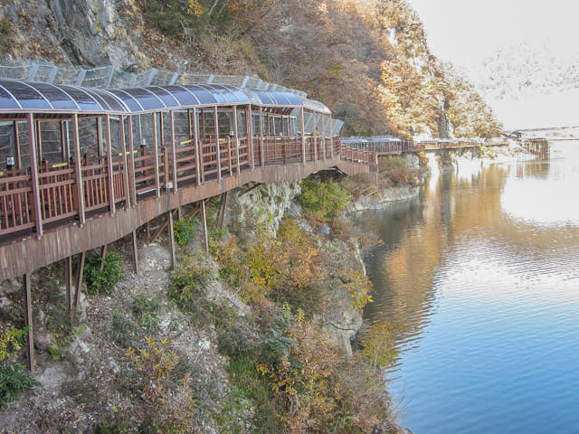 韓國丹陽 南漢江棧道 (남한강 잔도 Namhangang River Plank Road)