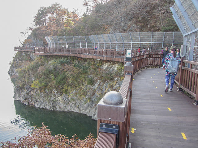 韓國丹陽 南漢江棧道 (남한강 잔도 Namhangang River Plank Road)