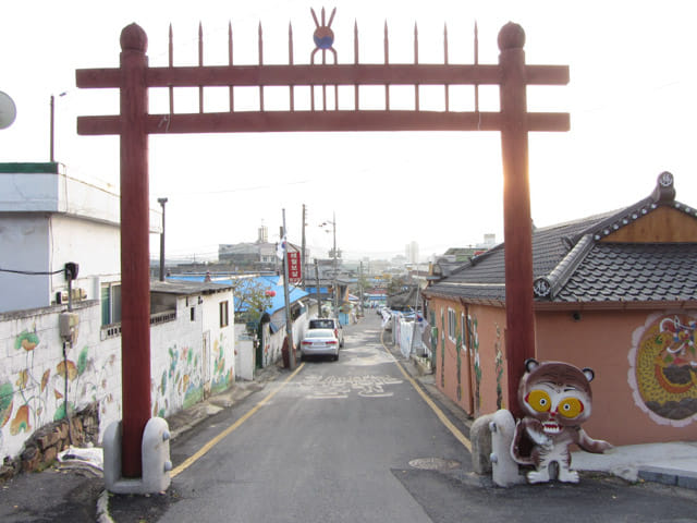 韓國忠清北道 堤川校洞民俗村 入口