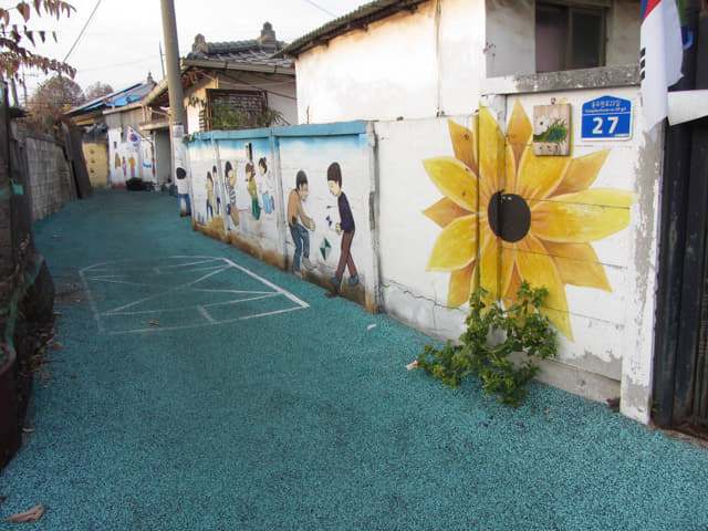 韓國忠清北道 堤川校洞民俗村 壁畫