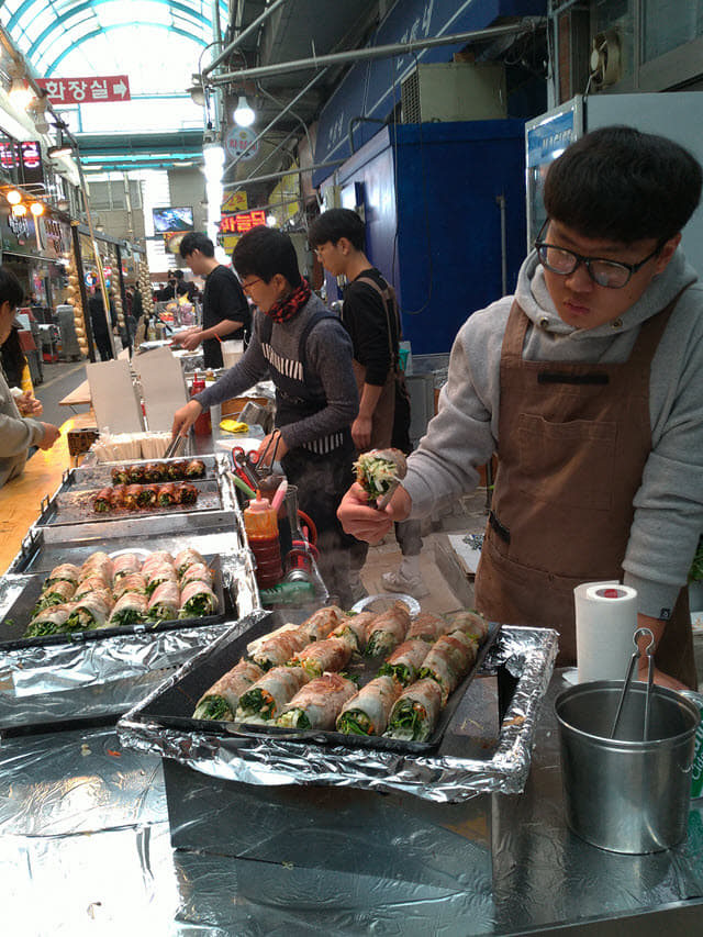 韓國丹陽 九景市場 餐廳、美食區