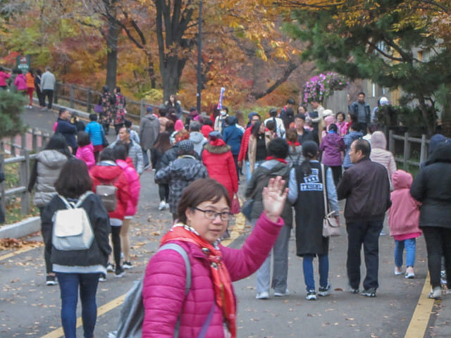 韓國南山首爾塔 秋天景色