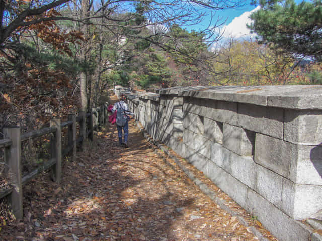 首爾城郭 北岳山段 馬岩 (말바위 Malbawi Rock) 