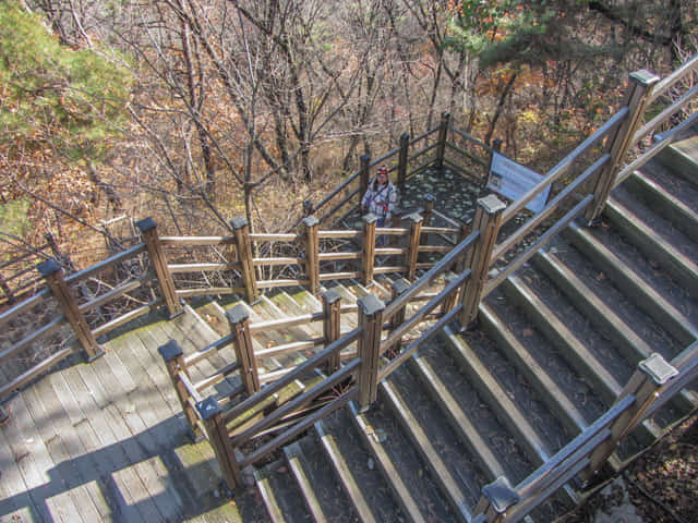 首爾城郭 北岳山段 馬岩展望台 城北區 (Seongbuk-gu) 方向