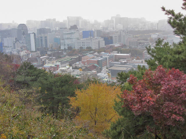 首爾城郭駱山段 駱山公園展望台